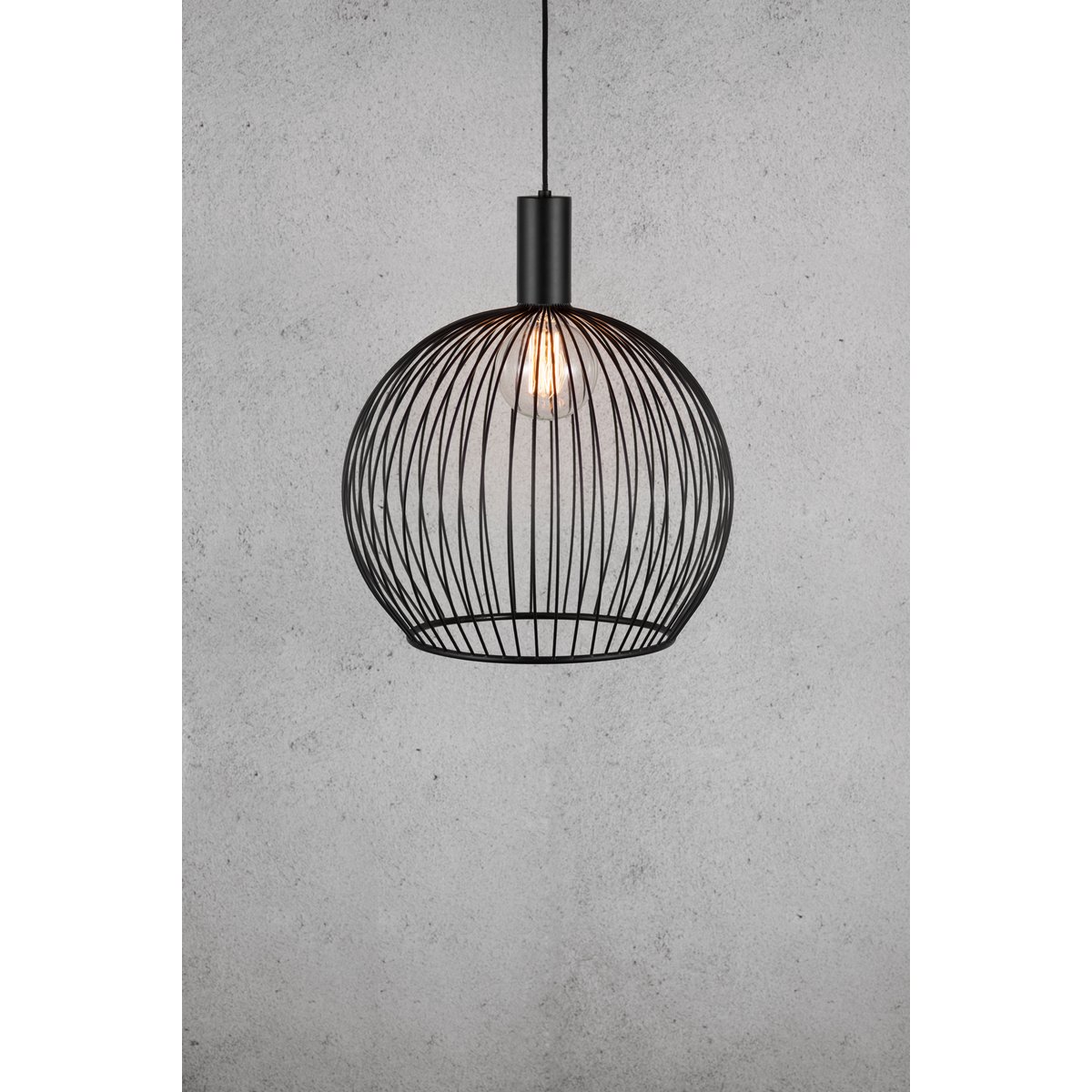 Suspension minimaliste en métal, AVER noir, DESIGN FOR THE PEOPLE