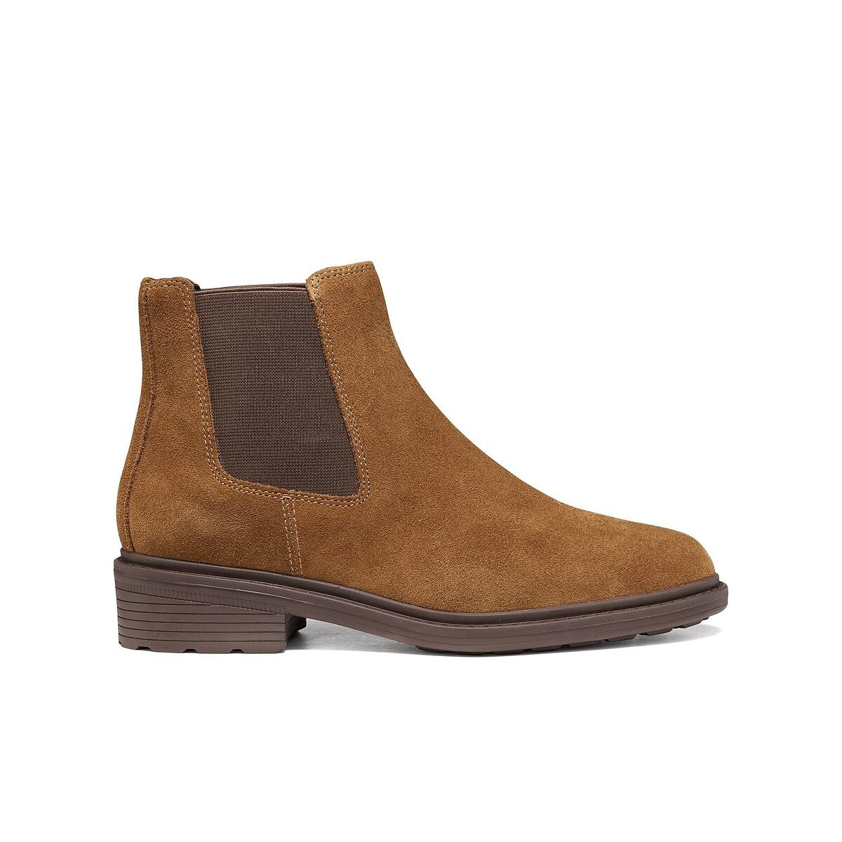 Botines Chelsea de piel WALK PLEASURE avellana, GEOX