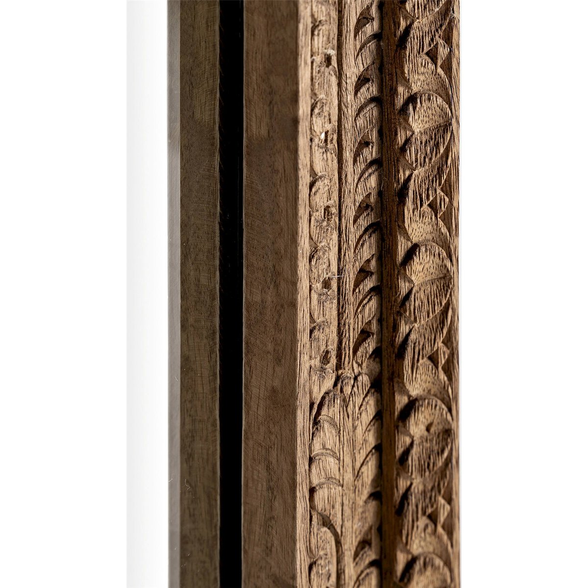 Miroir en bois de manguier style nordique marron naturel bois de manguier, RECOLLECTION