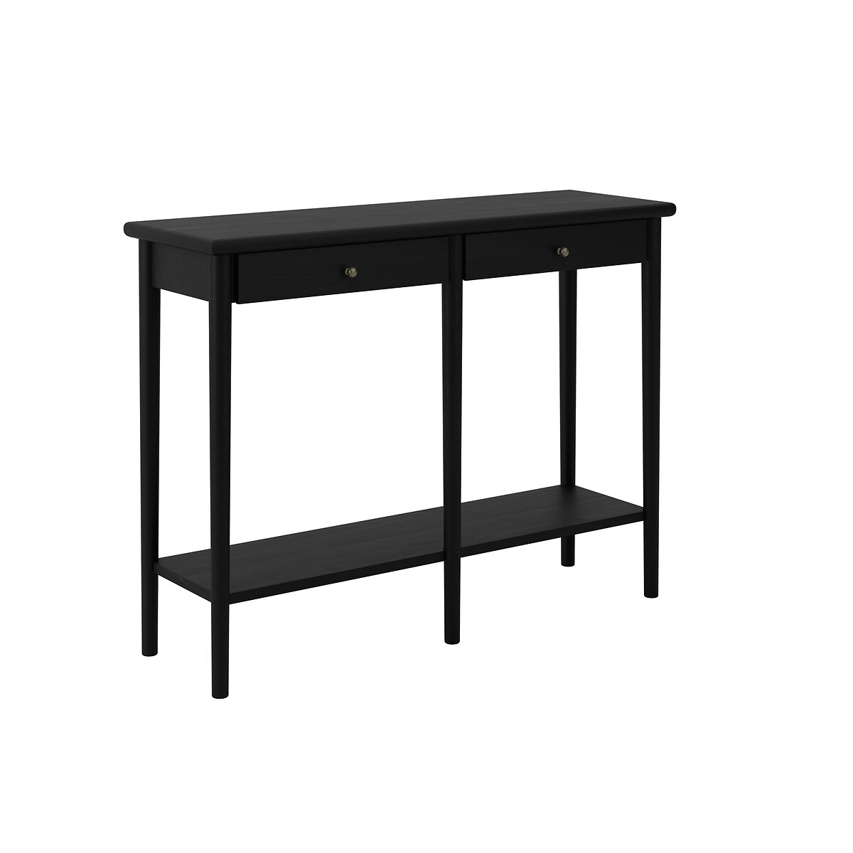 Carlotta 2 Drawer Wood Console Table black, SO'HOME