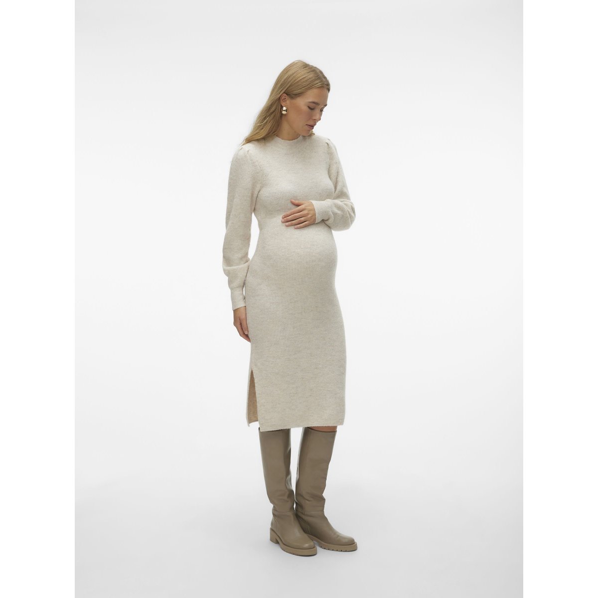Robe En Maille birch, VERO MODA