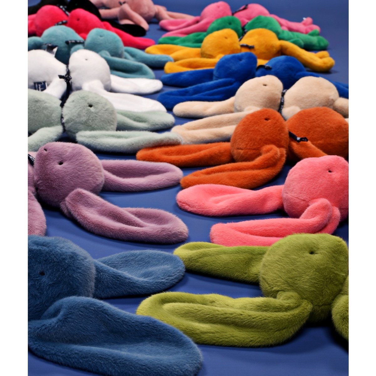Peluche Lapin MELOE 37 cm rose bubble gum, MAILOU TRADITION