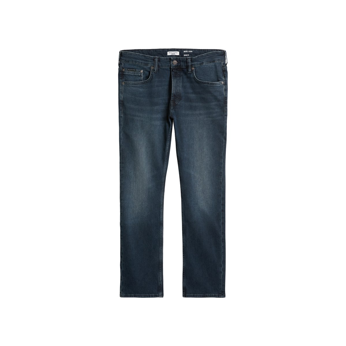 Jeans modèle Vidar slim en mélange de coton bio de haute qualité bleu foncé, MARC O’POLO DENIM