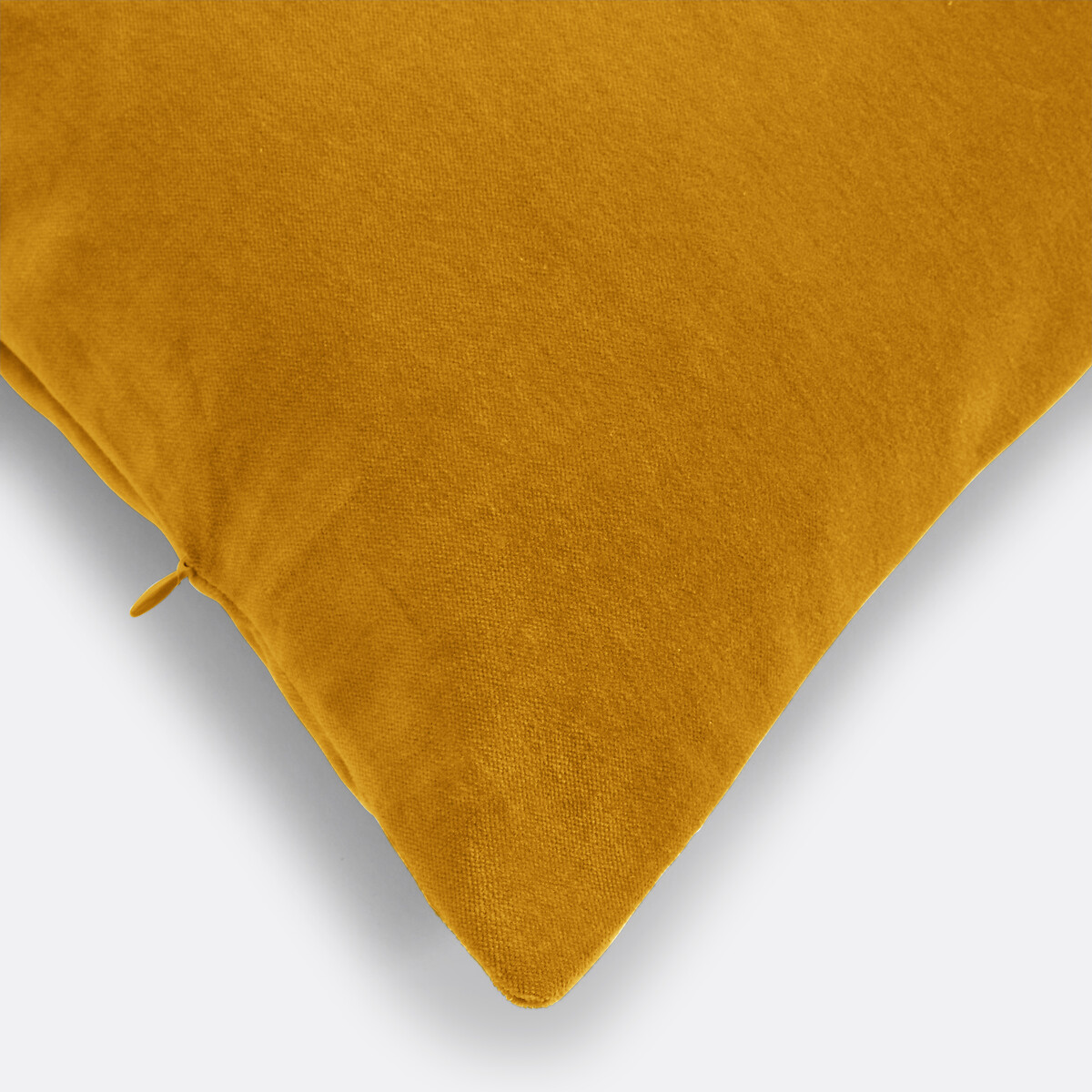 Housse pour matelas de sol, Velvet jaune bronze, LA REDOUTE INTERIEURS