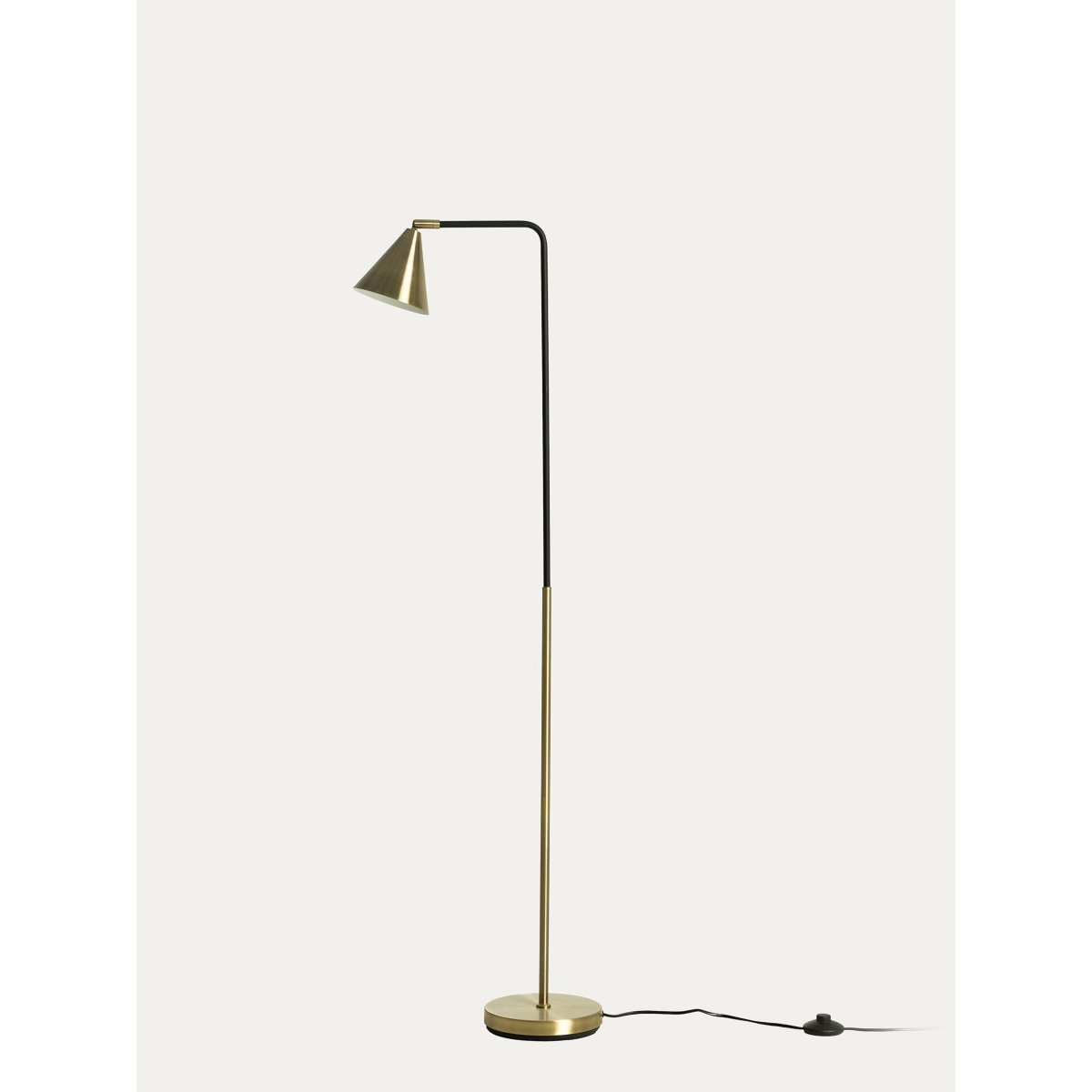 Lampe sur pied Métal - SHINE doré, KENAY