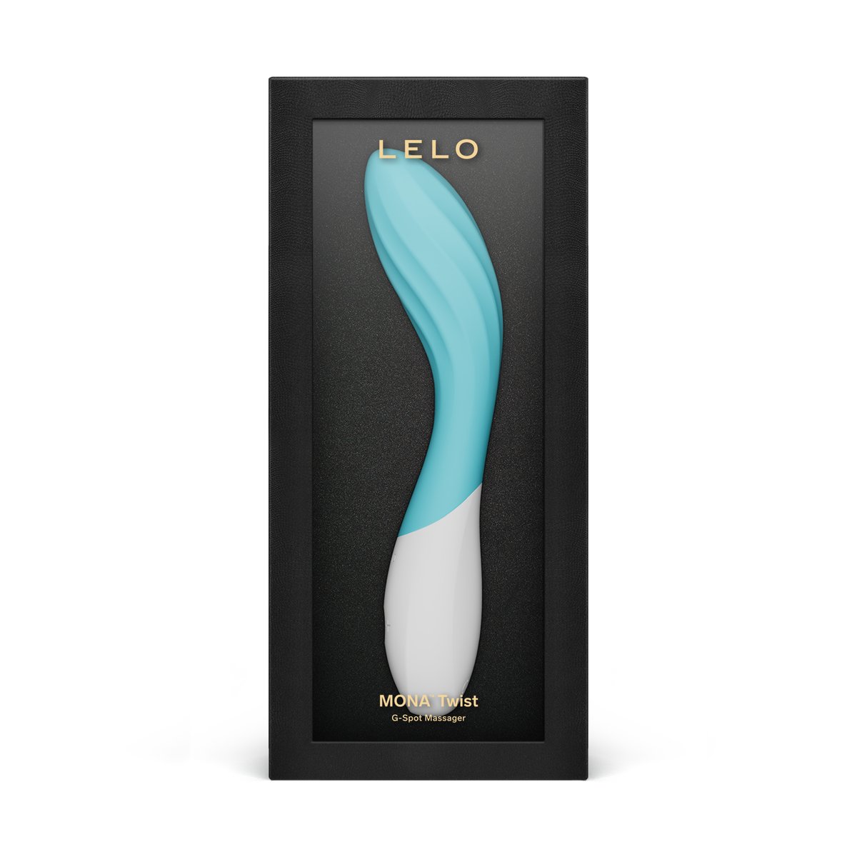 LELO MONA Twist Stimulateur Point G Vibromasseur 16 Niveaux, Soft Pink aqua, LELO
