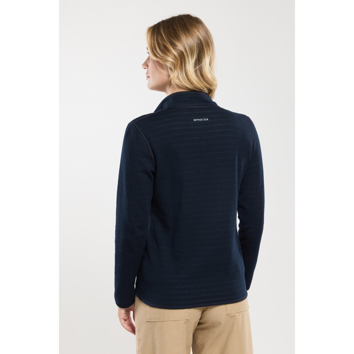 Veste réversible - coton rich navy/blanc, ARMOR-LUX