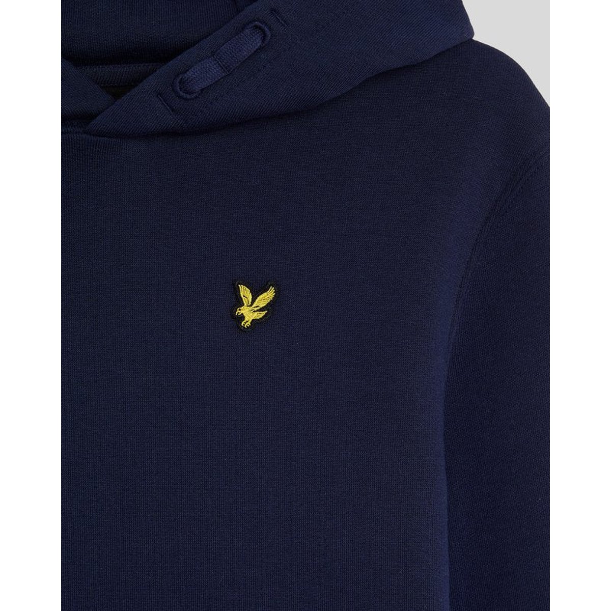 Sweat à capuche en coton loopback bleu marine, LYLE & SCOTT