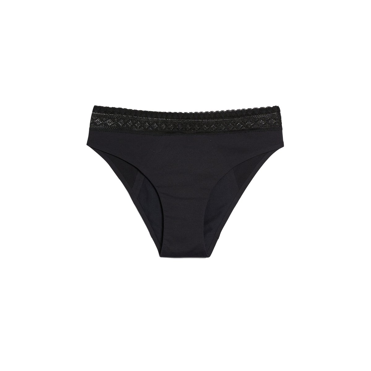 Culotte menstruelle en coton - Flux abondant CELITA noir, ETAM
