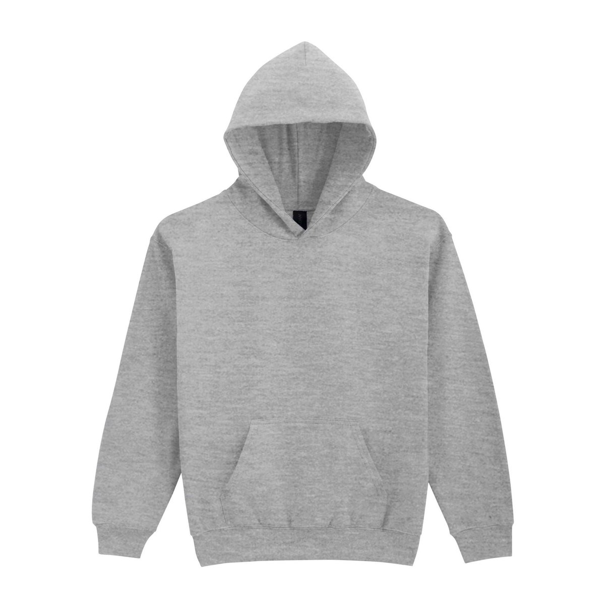 Sweat à capuche gris chiné, GILDAN