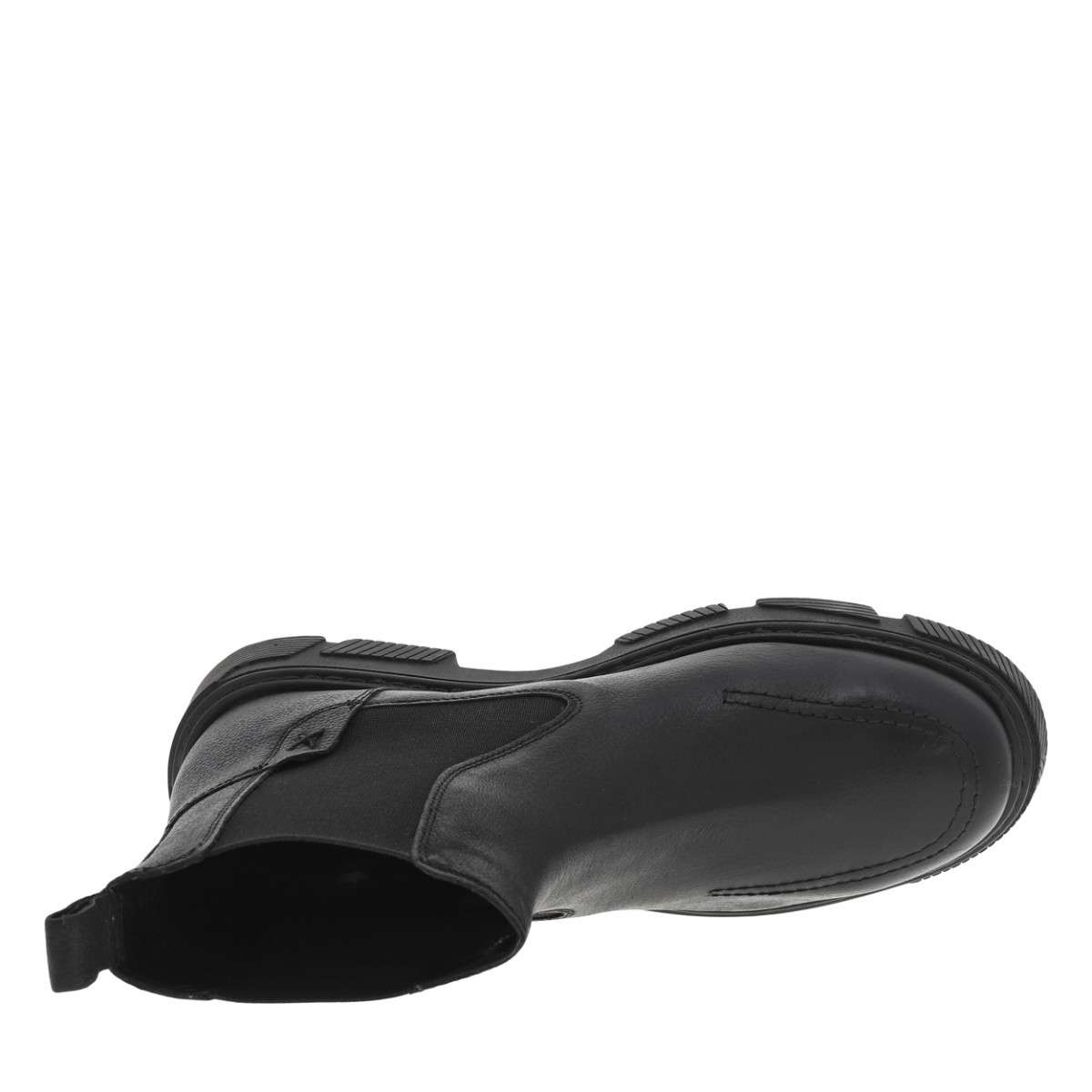 Bottines talon décroché bas noir, BUGATTI
