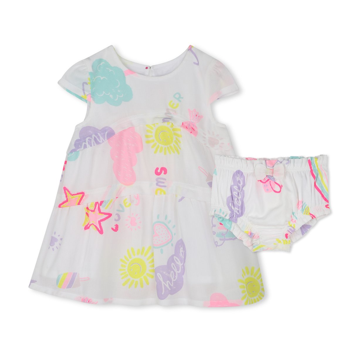Ensemble imprimé blanc, BILLIEBLUSH