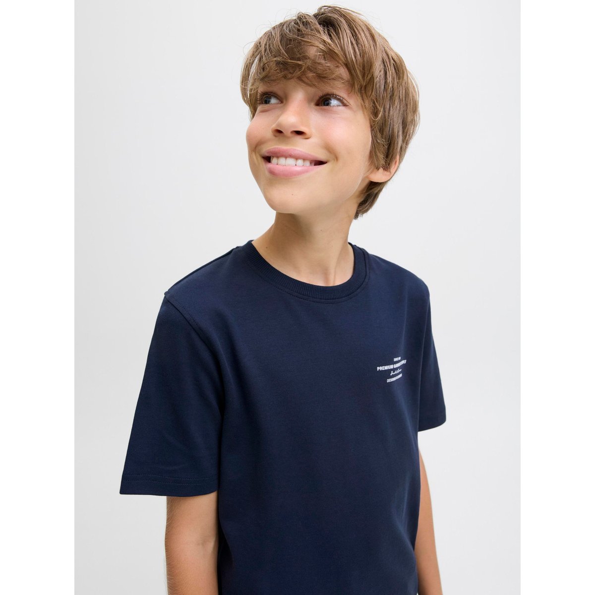 T-Shirt black iris, JACK & JONES JUNIOR