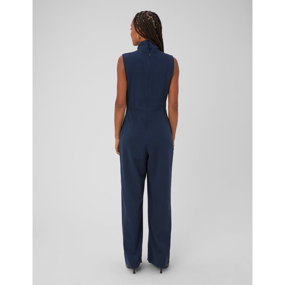Combinaison pantalon sans manches bleu foncé, BZB