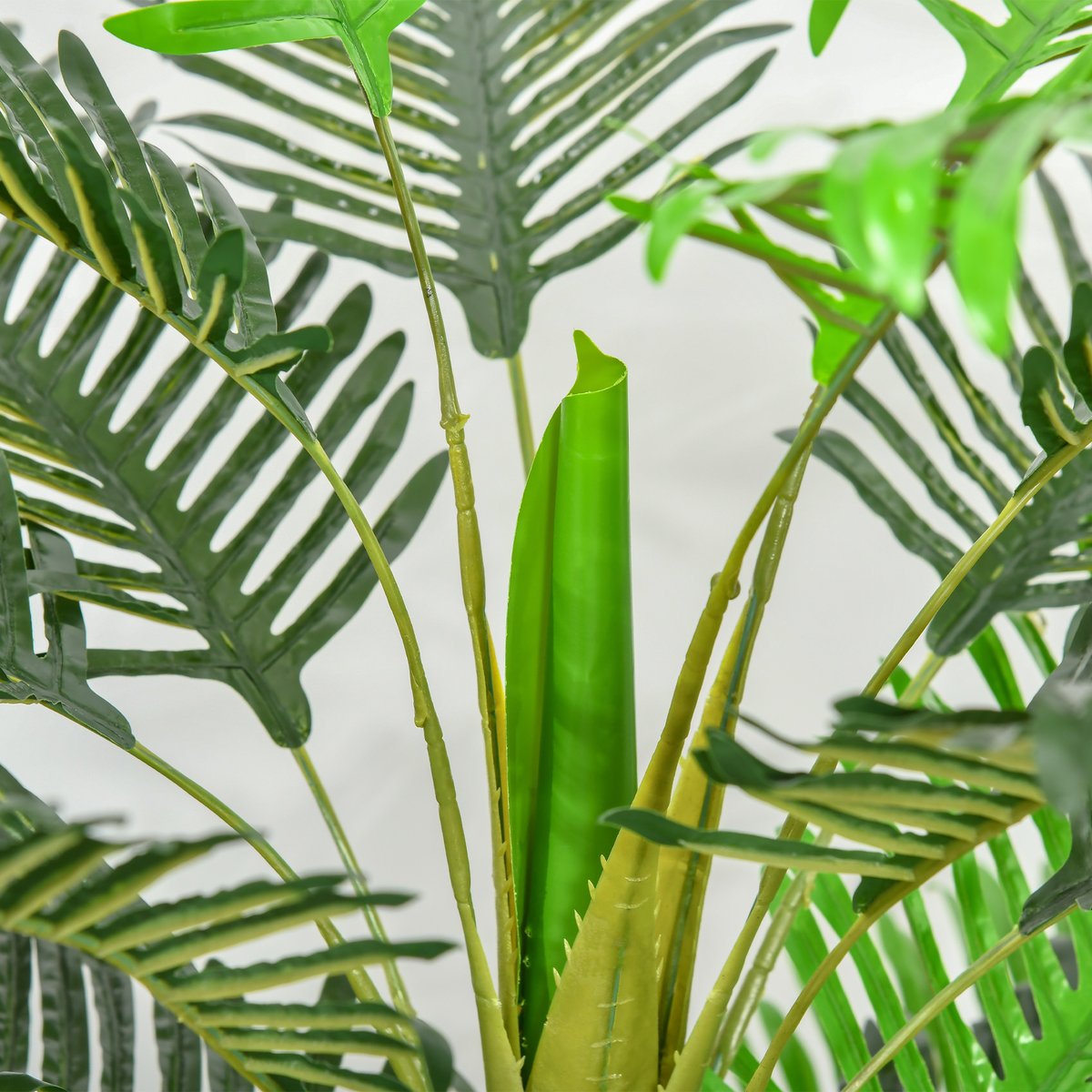Palmier artificiel PE Vert vert, HOMCOM