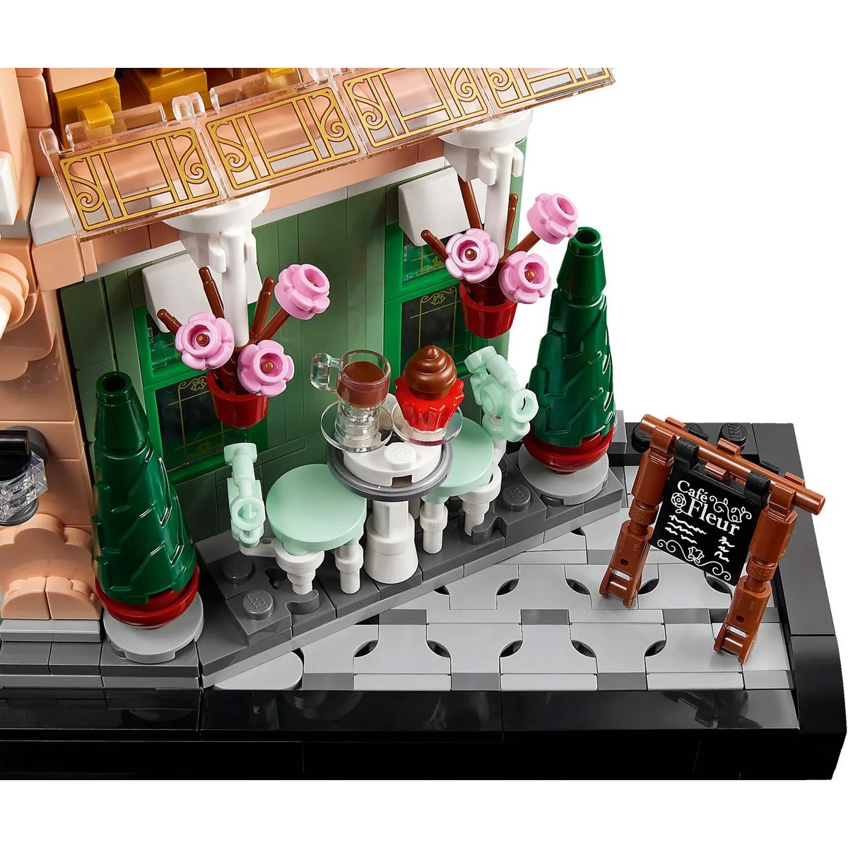LEGO Icons - Café Français 10362 : Un Bistro à Construire pour Adultes multicolore, LEGO