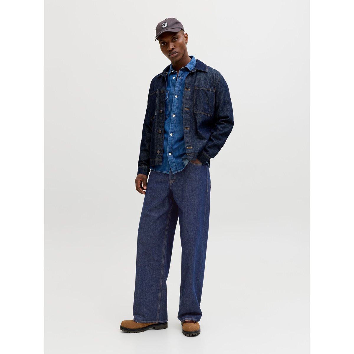Jean À Coupe Wide blue denim, JACK & JONES