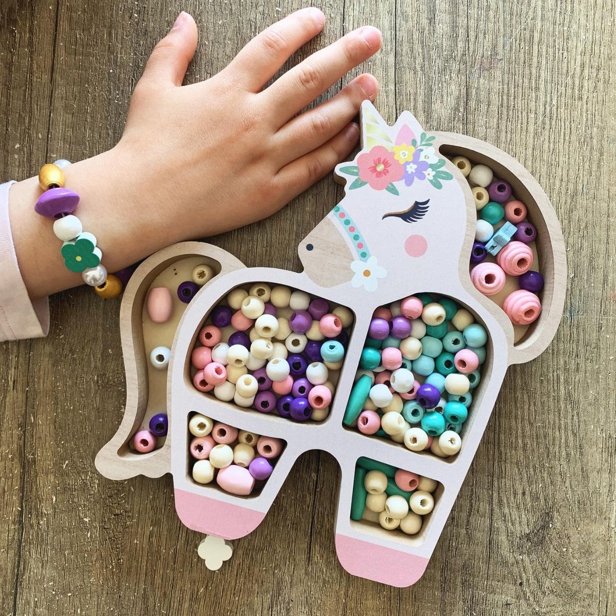 Coffret perles multicolore, SYCOMORE