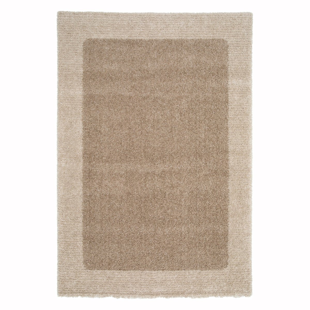 Tapis design doux et épais TURENNE beige sable, AFK LIVING