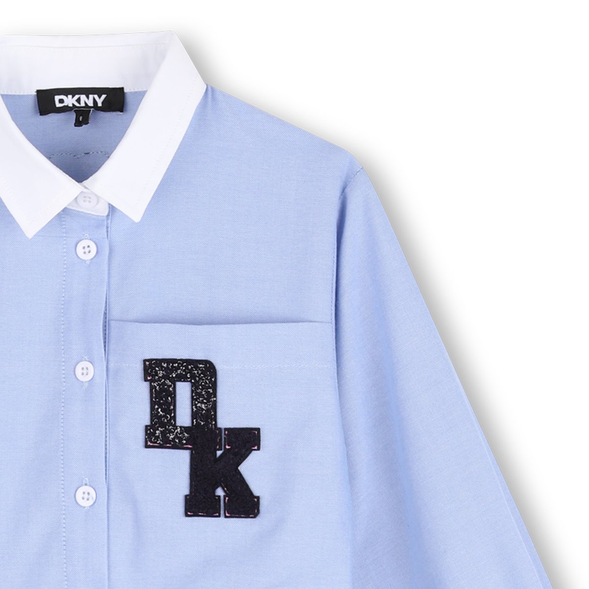 Robe manches longues bleu ciel, DKNY