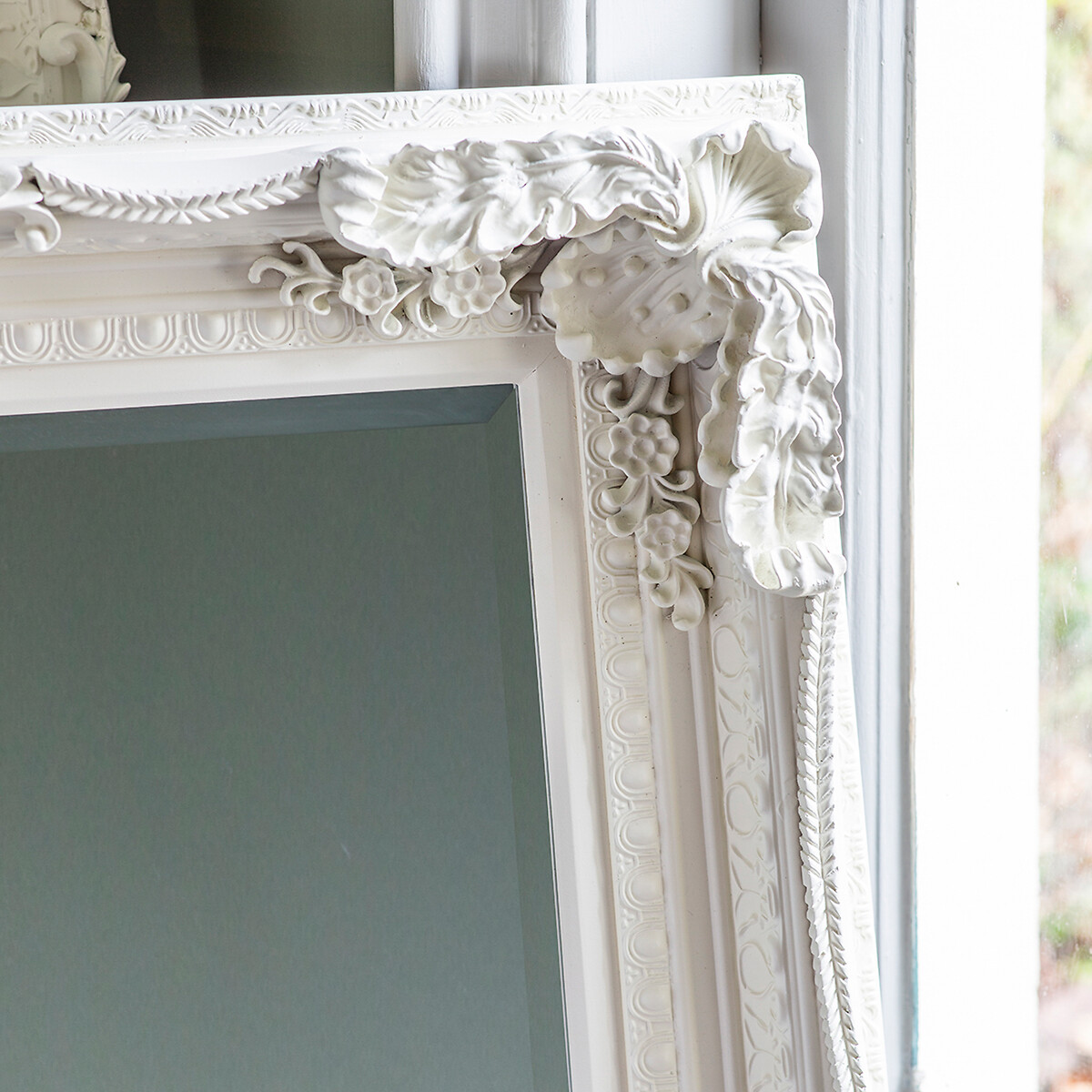 90cm Chancey Ornate Wall Mirror cream, ÉDITÉ