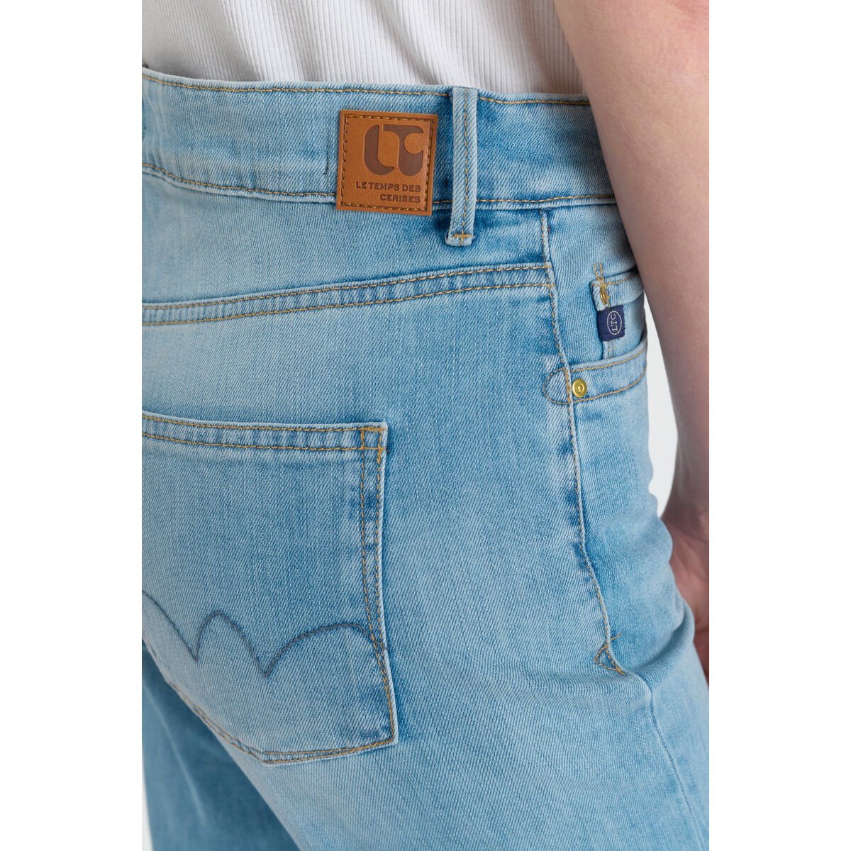 Jeans droite 400/18, 7/8ème blue, LE TEMPS DES CERISES