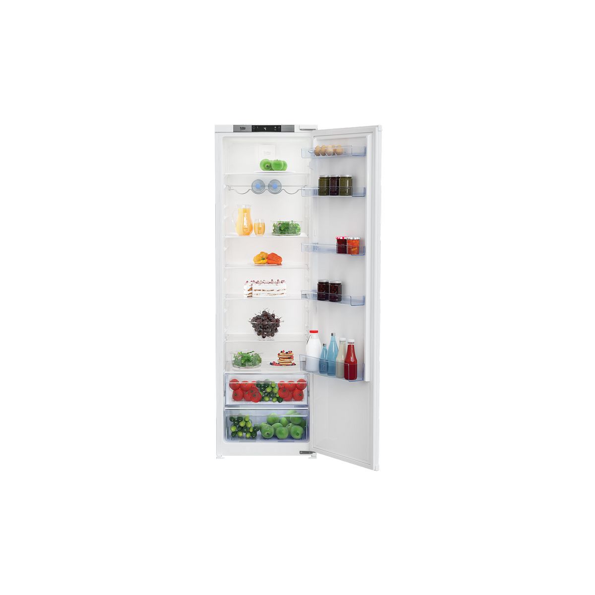 Réfrigérateur 1 porte encastrable BSSA315E4SFN HarvestFresh intégrable, BEKO