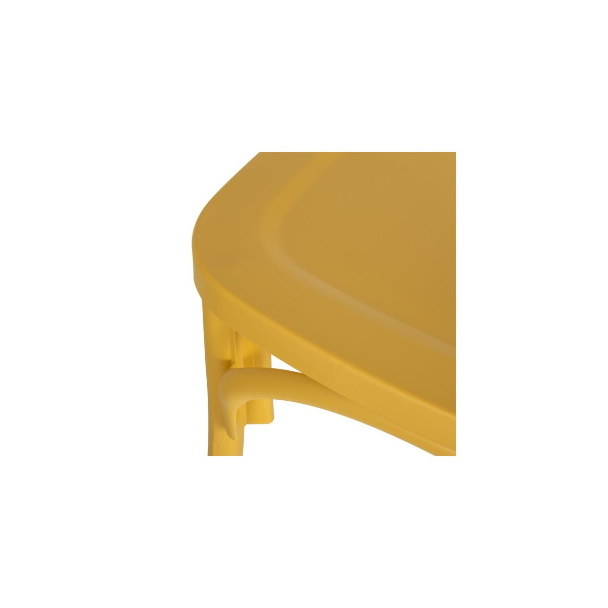 Chaise Esprit Bistrot en Polypropylène Jaune jaune, WADIGA