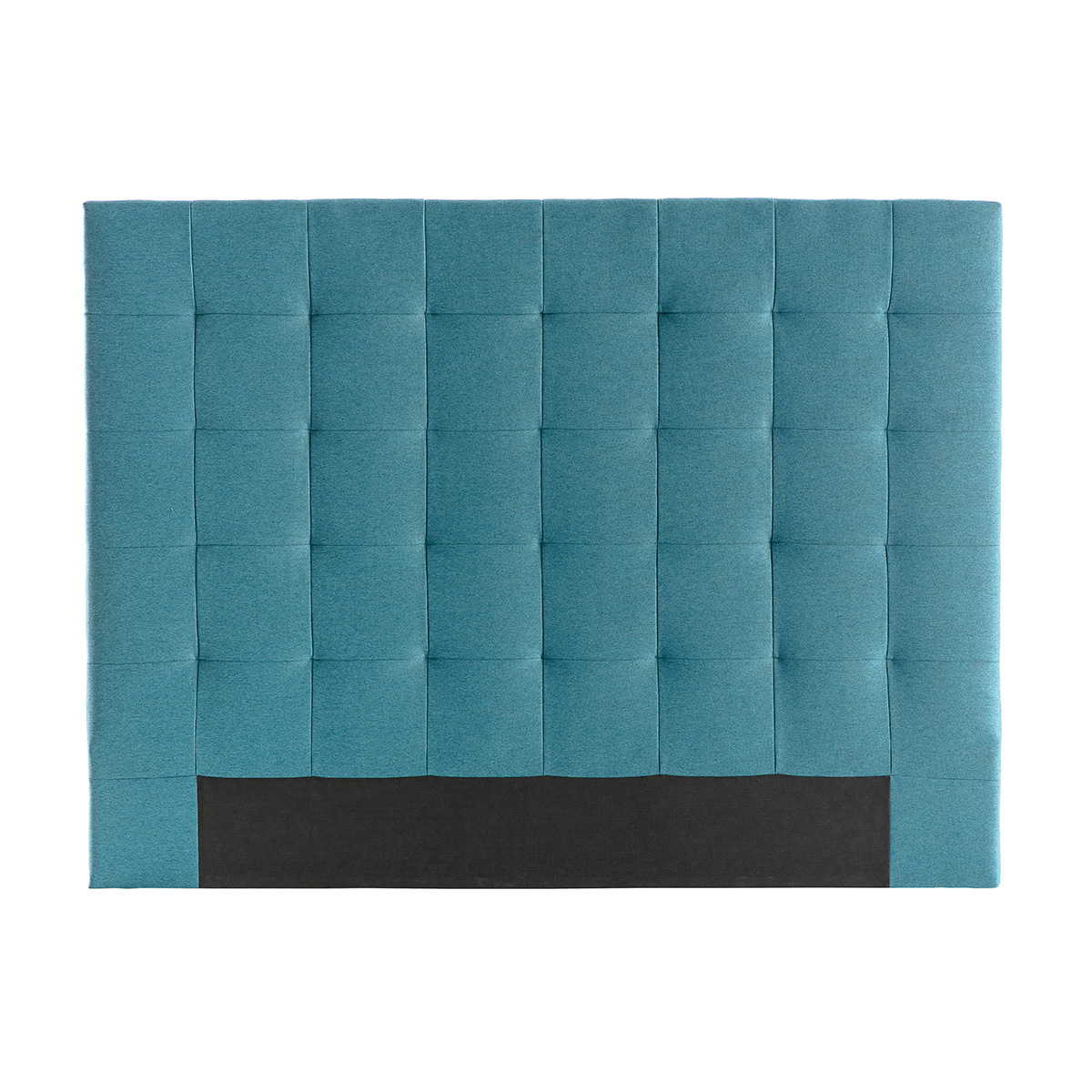 Tête de lit capitonnée L140 cm HALCIONA bleu canard, MILIBOO