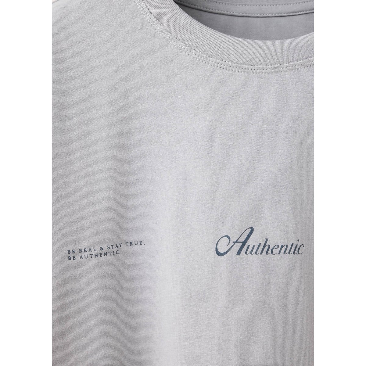 T-shirt en coton imprimé gris, MANGO TEEN