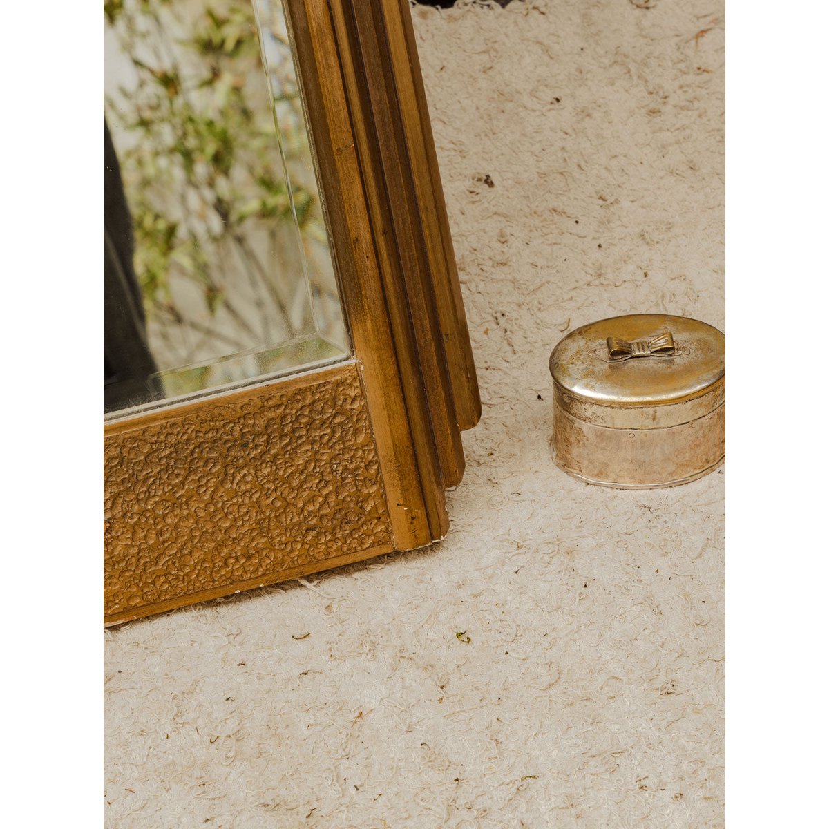 Miroir Art Déco en bois doré Georges N°1497 - Bon état doré, DEBONGOUT