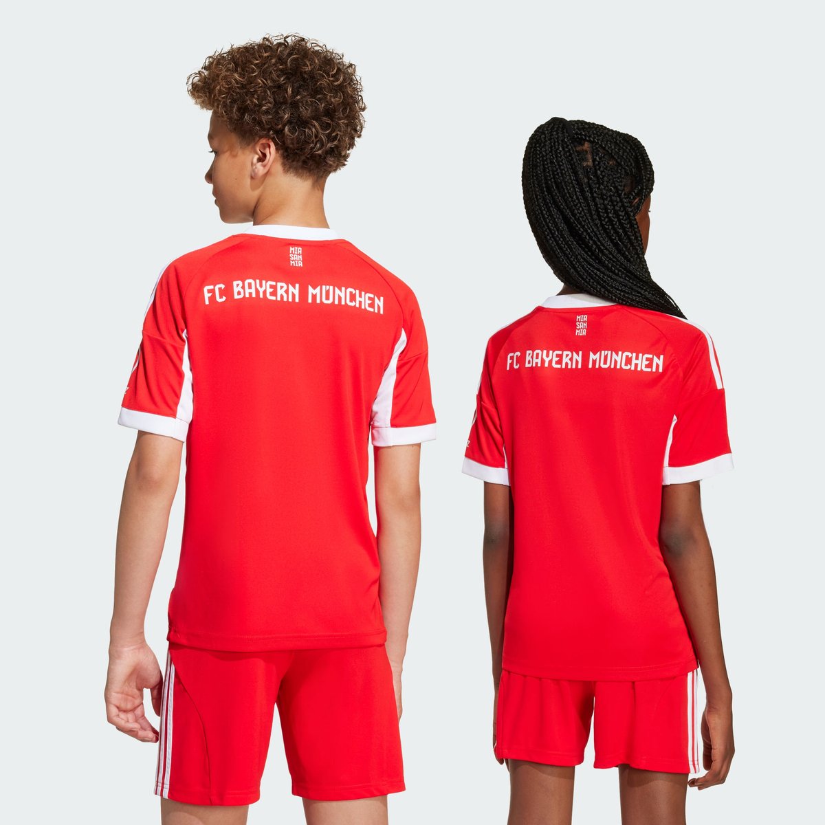 Maillot Domicile Fc Bayern Munich 25/26 Enfants red, adidas Performance