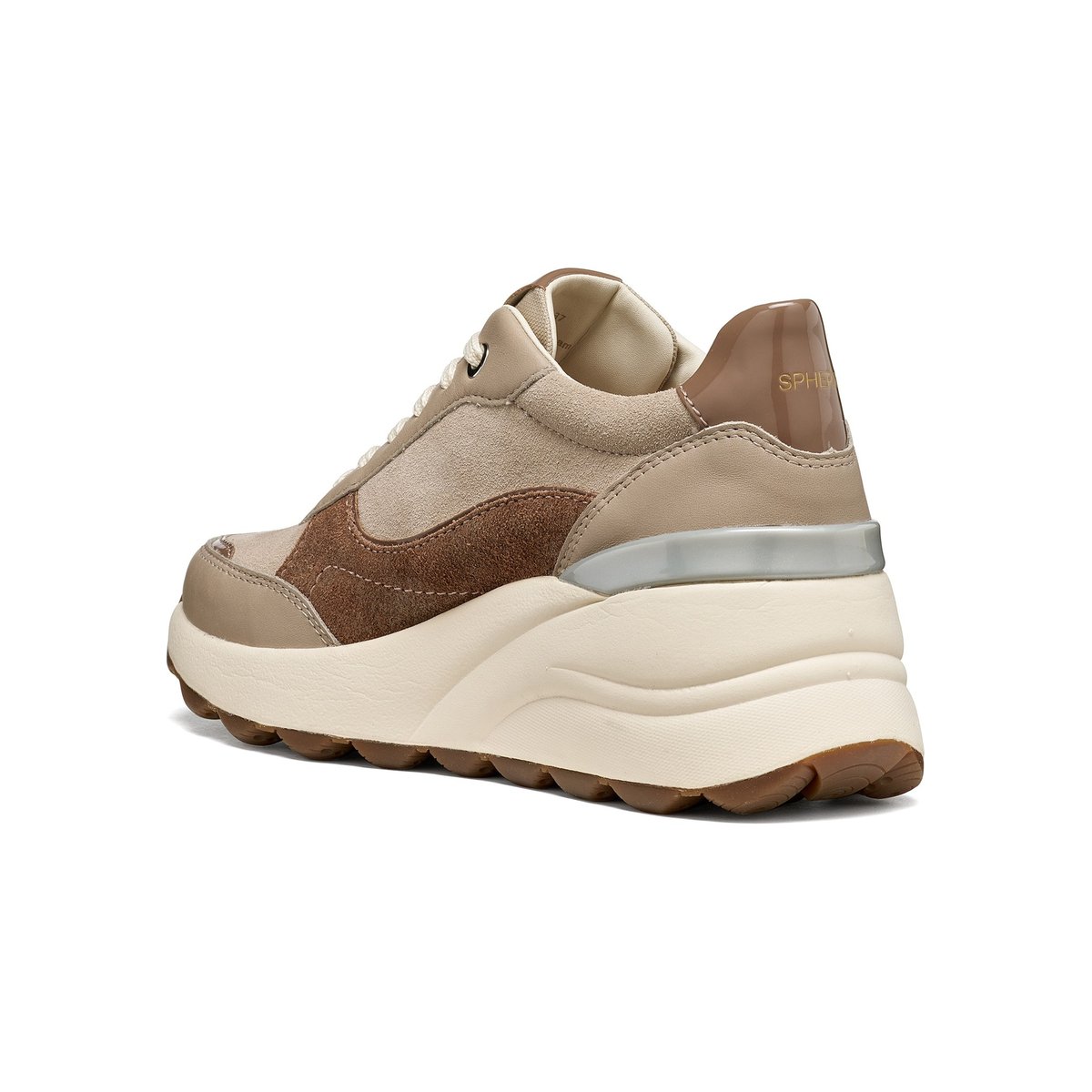Baskets D SPHERICA EC13 beige/marron clair, GEOX