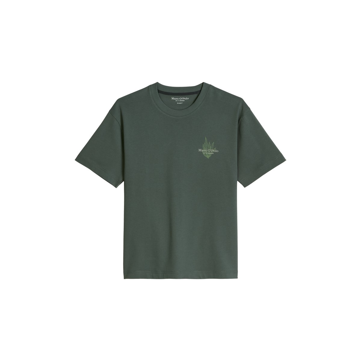 T-shirt loose avec un imprimé marin dans le dos gris foncé, MARC O'POLO