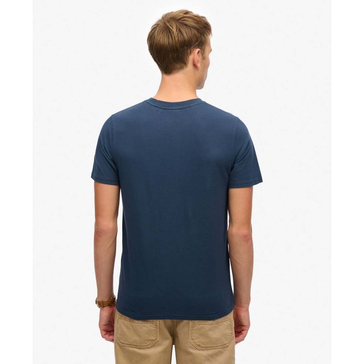 T-shirt décontracté Lo-Fi Outdoor bleu marine nautique, SUPERDRY