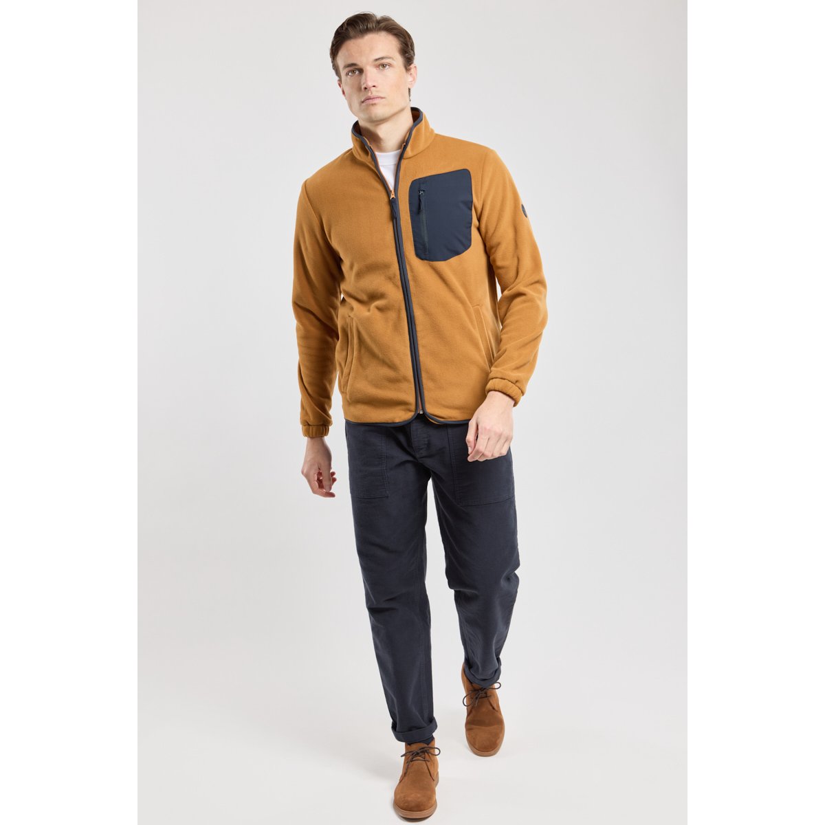 Veste polaire PAROS caramel, BERMUDES