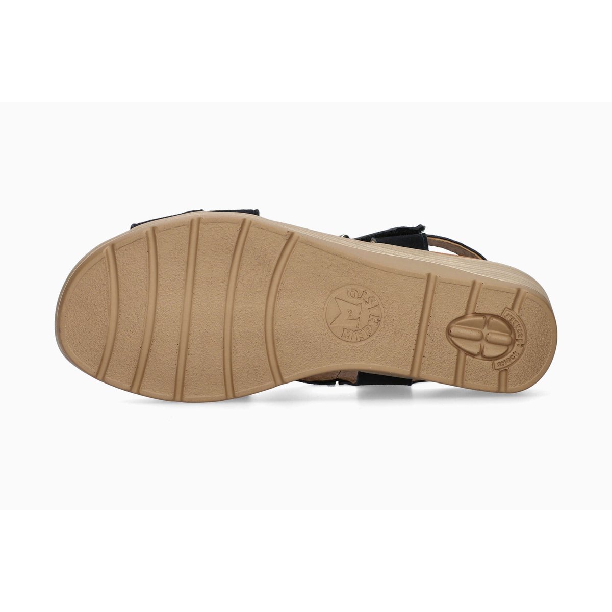 Sandales en cuir CLAUDINE bleu foncé 5144, MEPHISTO