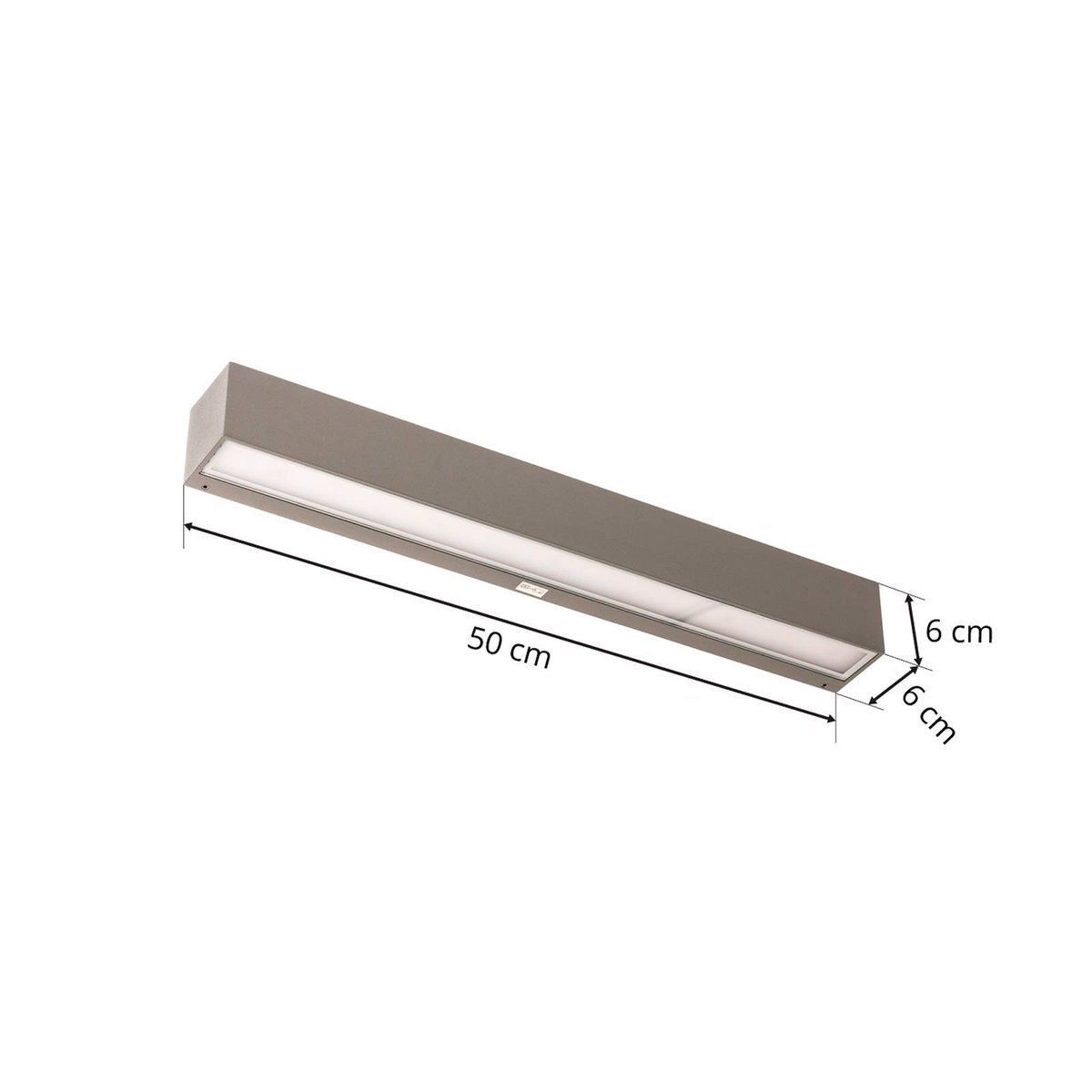 Applique extérieure en aluminium moderneLED gris, ARCCHIO