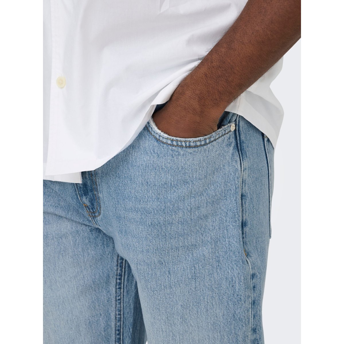 Jean Flared light blue denim, ONLY & SONS