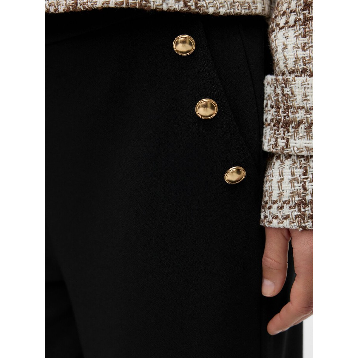 Wijde broek zwart, VERO MODA