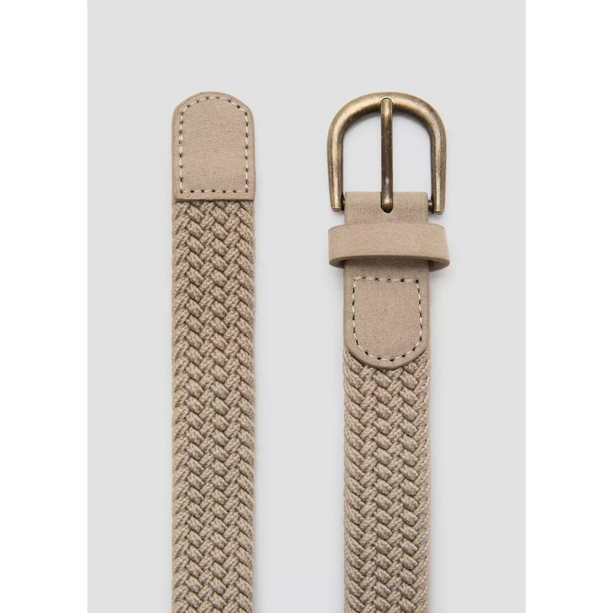 Ceinture tressée sable, MANGO KIDS