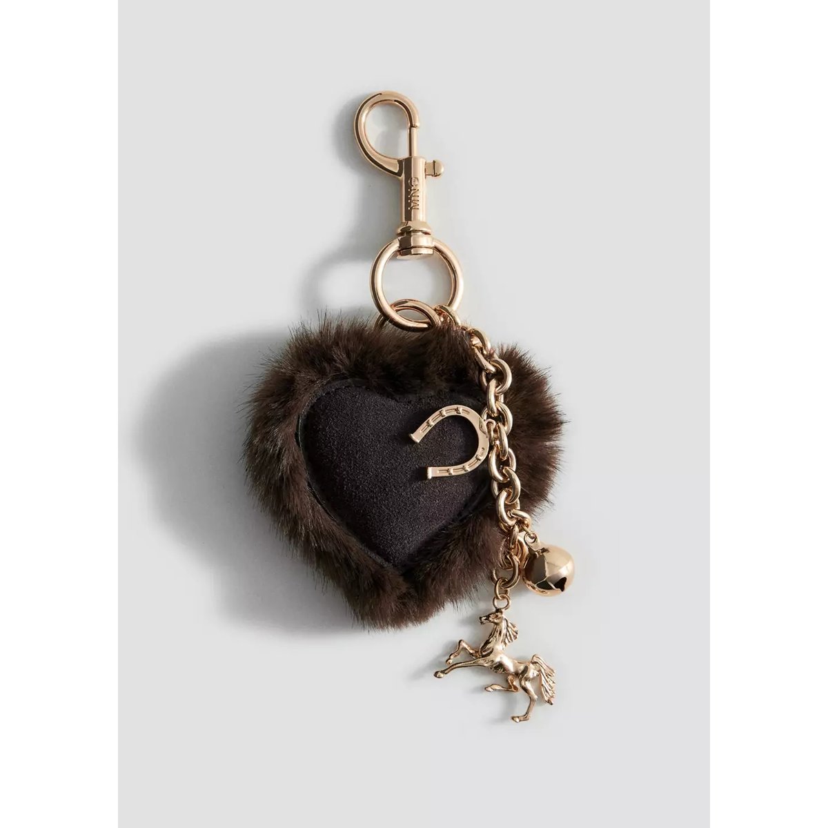 Porte-clés perles combinées chocolat, MANGO