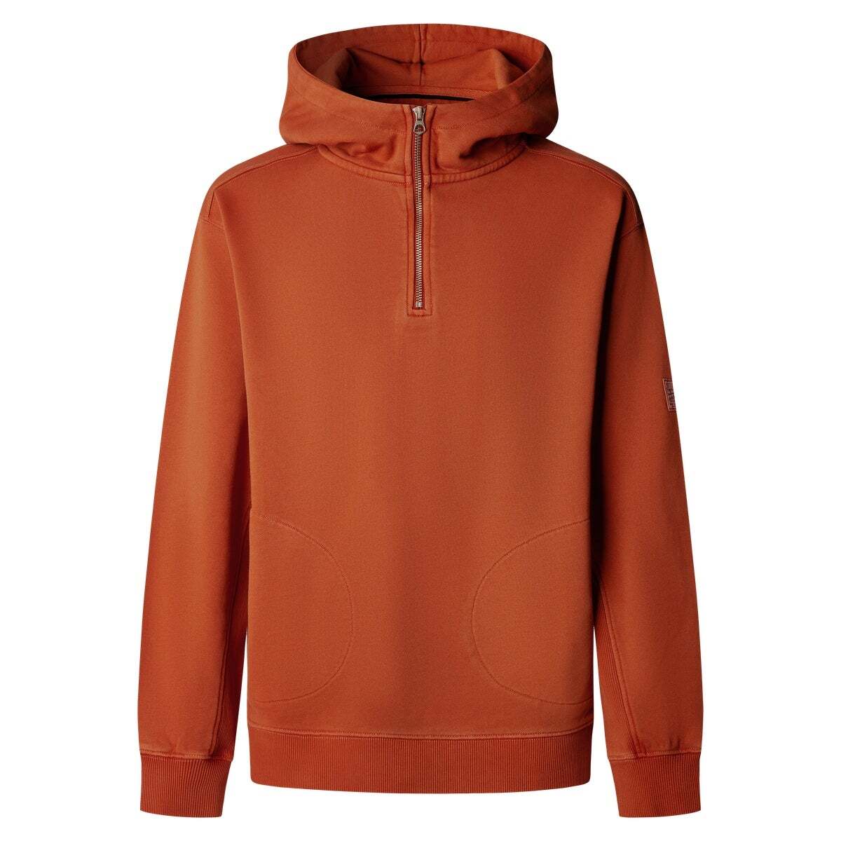 Sweat À Capuche Coupe Casual orange rouille foncé, PEPE JEANS