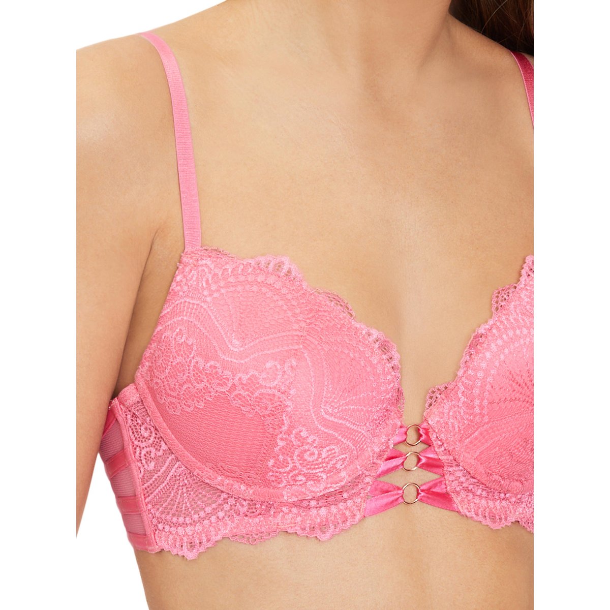 Soutien-gorge push-up Eleonora rose, LASCANA