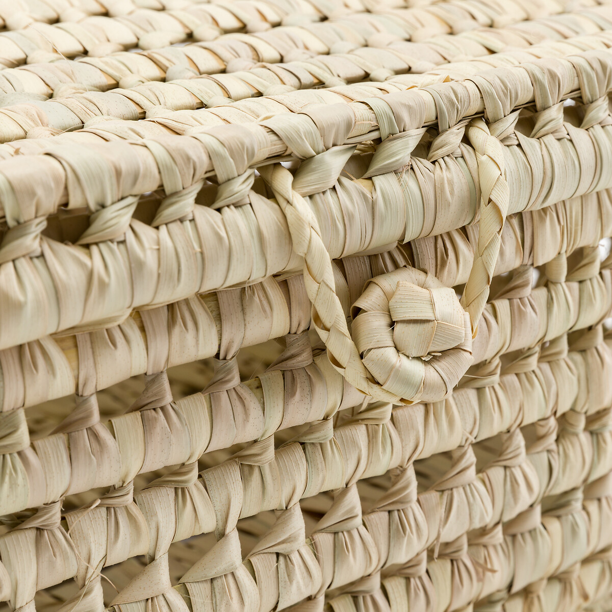 Malle en feuilles de palmier L47 cm, Ghada naturel, LA REDOUTE INTERIEURS