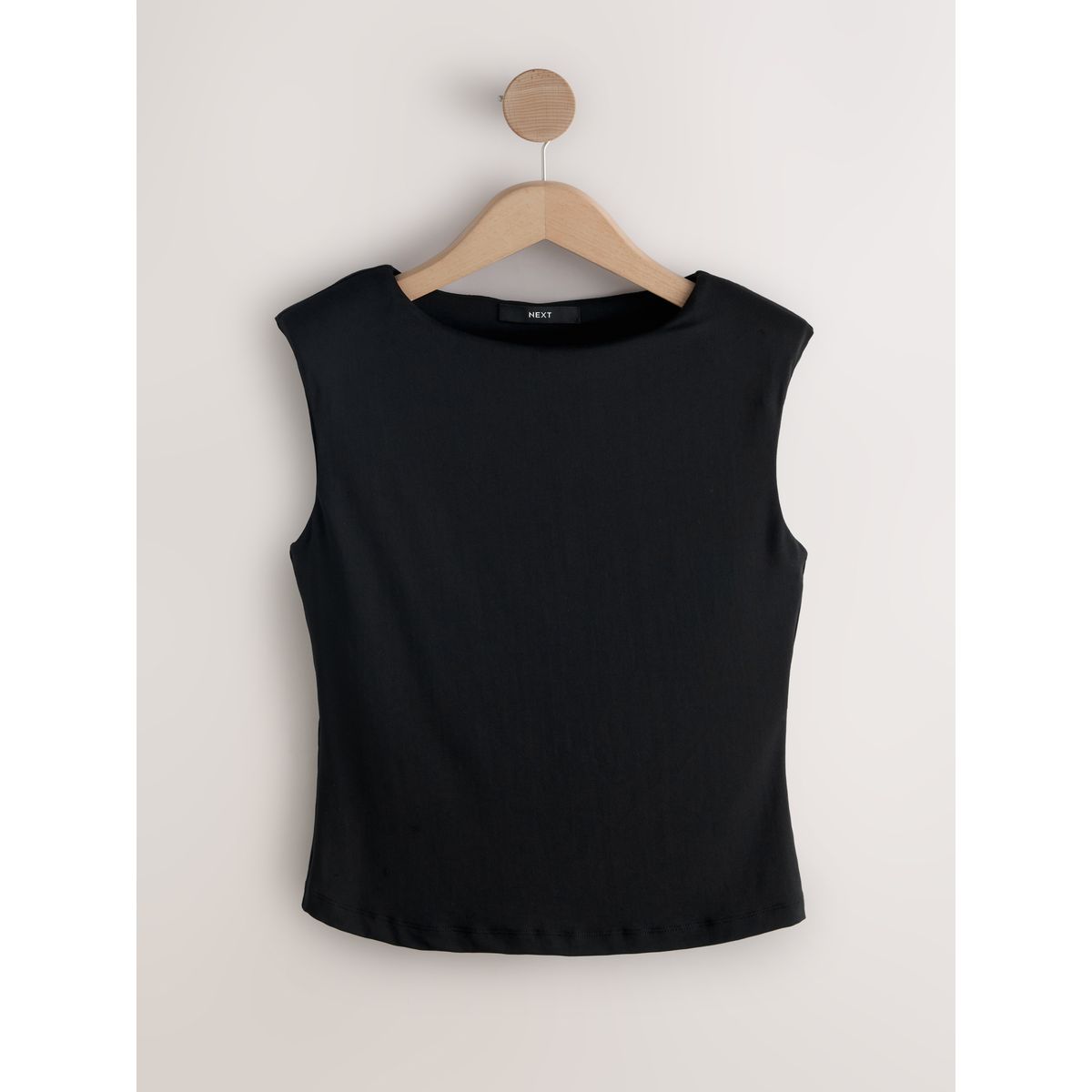 Haut sans manches en polyamide noir, NEXT