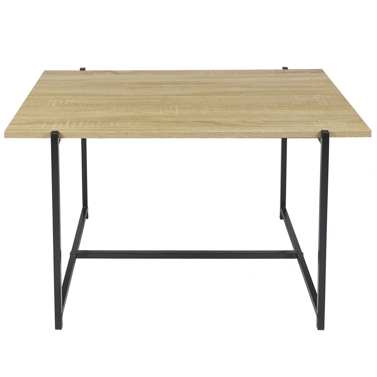Table basse en bois et métal KALO marron, THE HOME DECO FACTORY