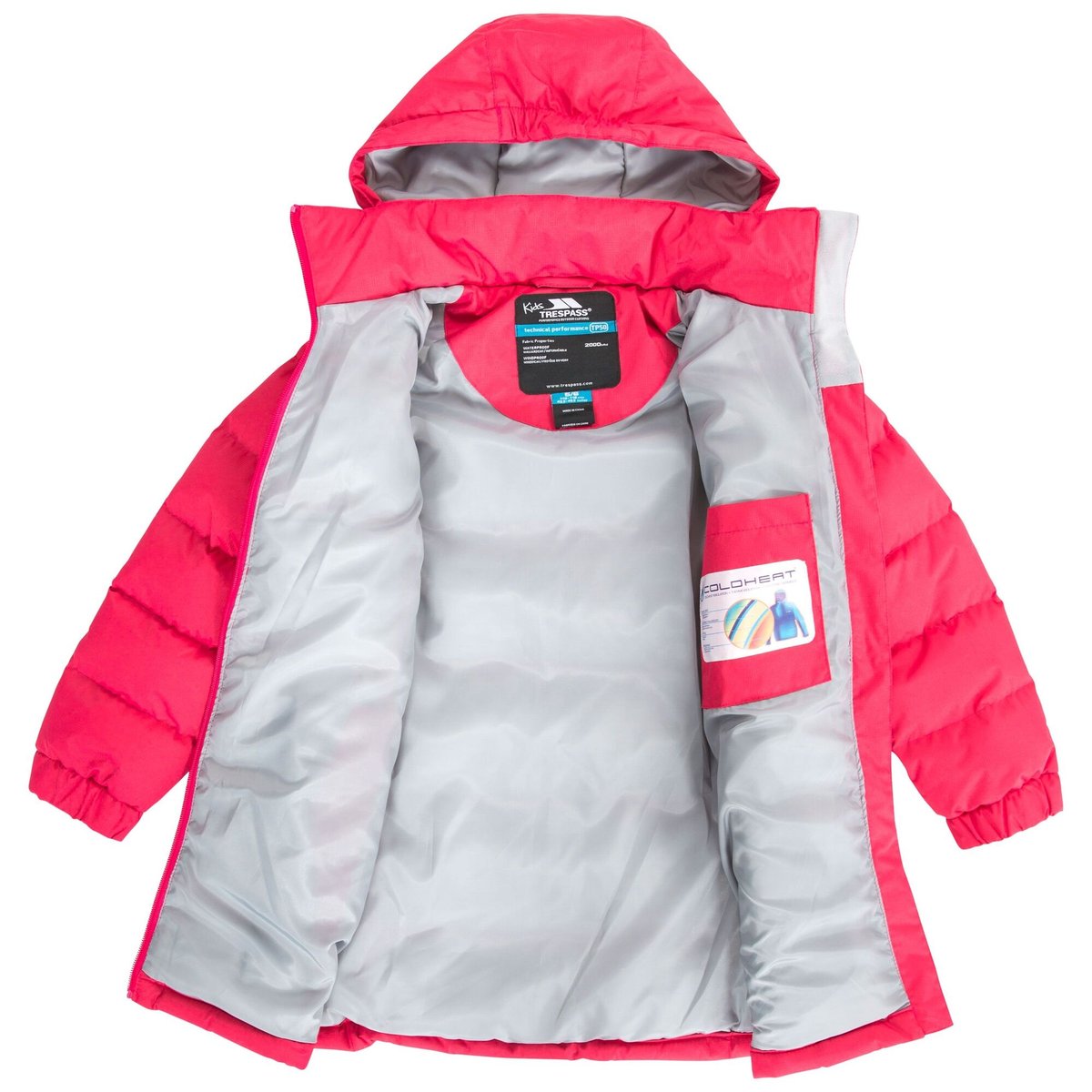 Veste matelassée TIFFY rose foncé, TRESPASS