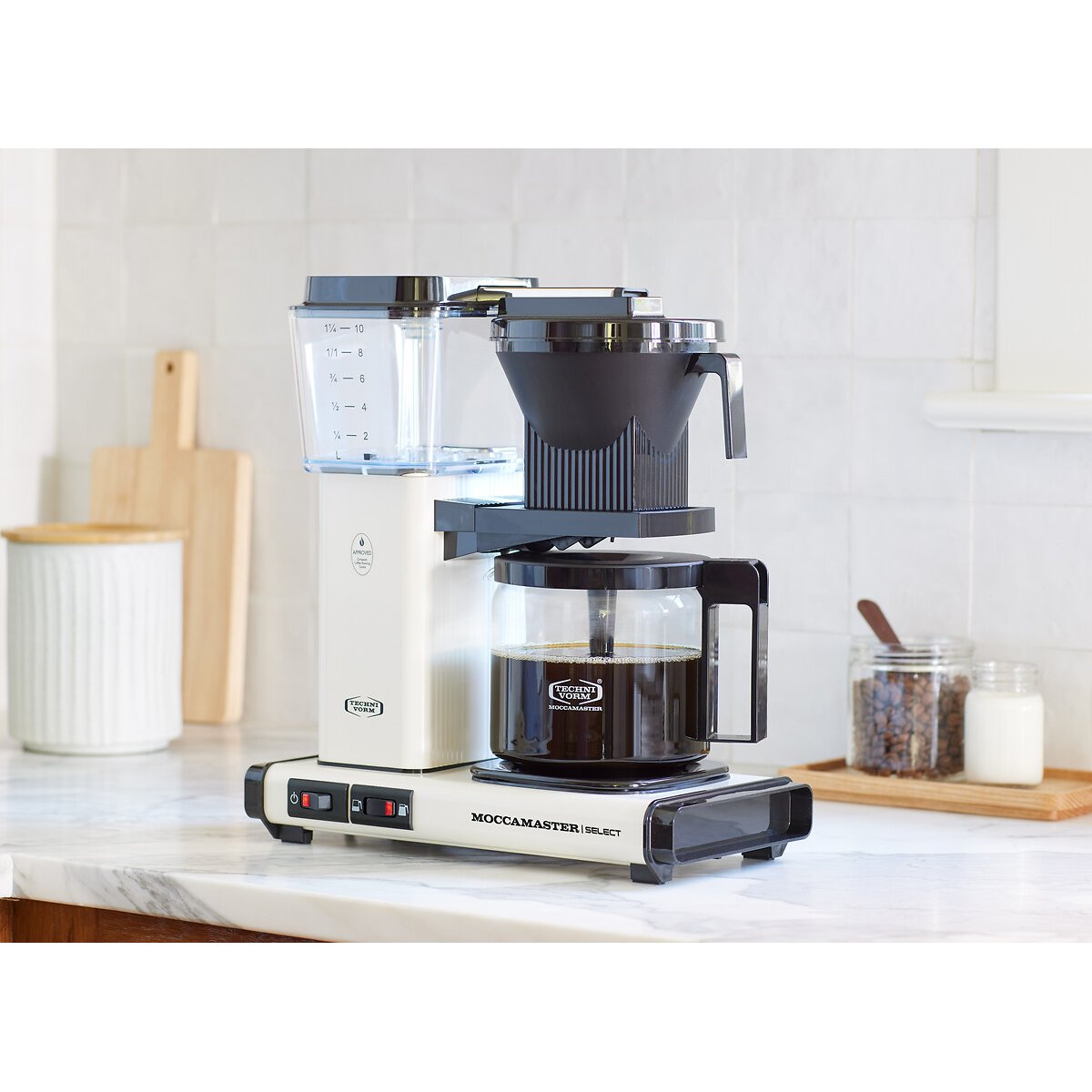 KBG Select Filter Coffee Machine white, MOCCAMASTER