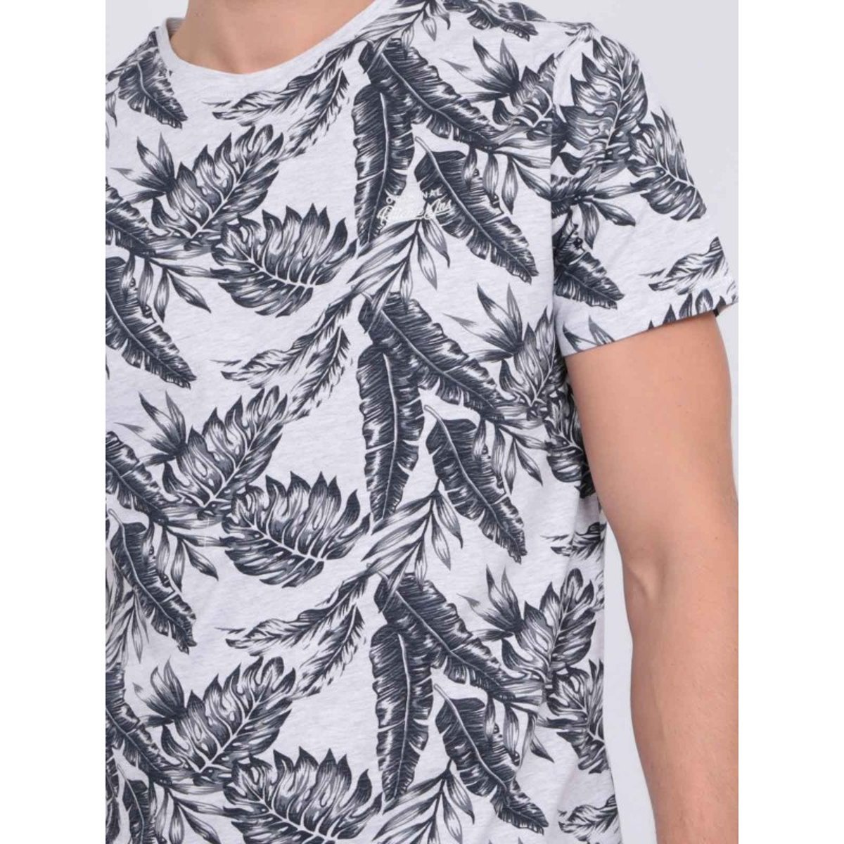 T-shirt Col Rond Pur Coton Netoman bleu marine, RITCHIE